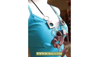 Hand Painting Wooden Necklace Fashion